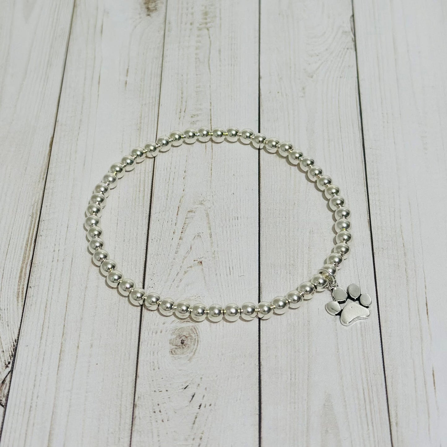 Signature  - Sterling Silver Paw Charm
