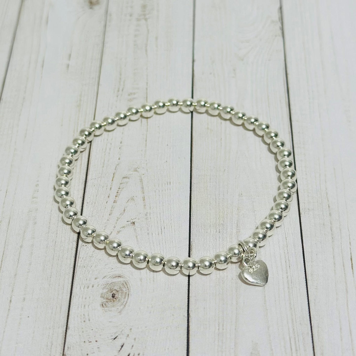 Signature  - Sterling Silver Heart Charm