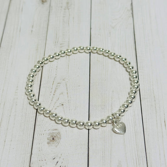 Signature  - Sterling Silver Heart Charm