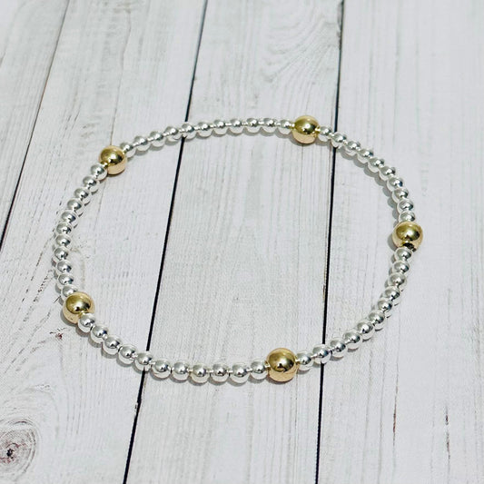 The Fine - Sterling Silver + Gold Station
