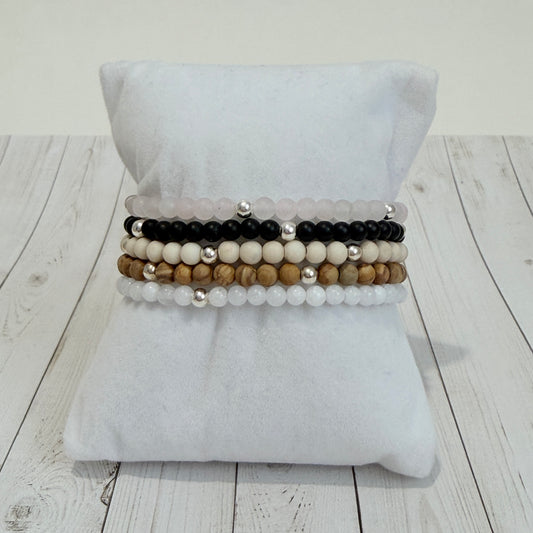 Signature Gemstone Stackers